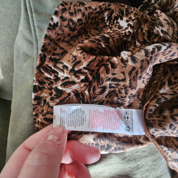 Yours | Plus Size - Brown Animal Print Oversized Fit Shirt - NWT - Picture 10 of 15